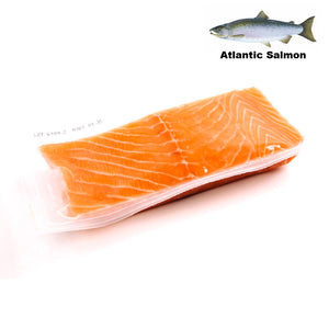 Salmon Atlantic Portions Skin off IQF 4oz