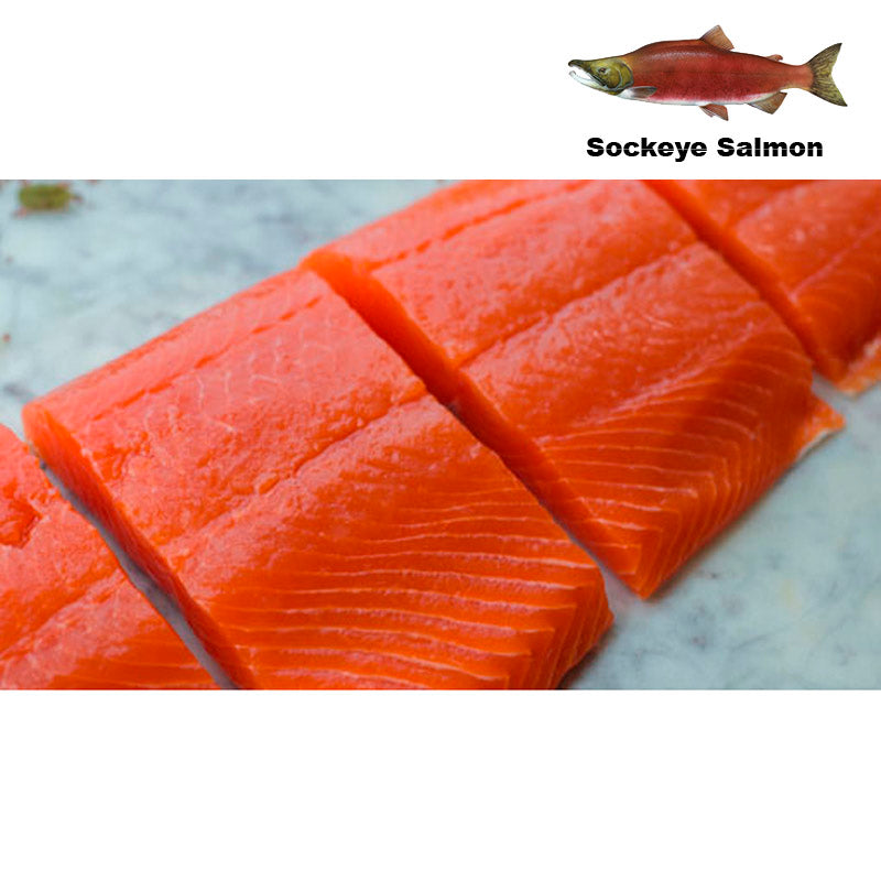 Salmon Sockeye portions wild 6-8oz