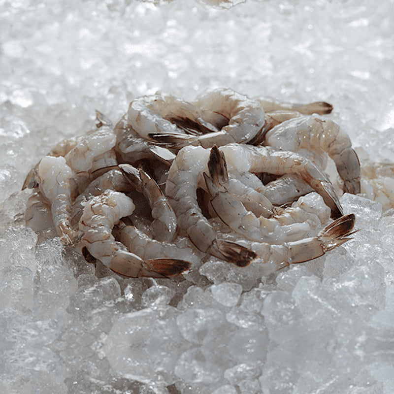 Shrimp Black Tiger Peeled & De-veined Tail-On 16/20 pieces/lb (Frozen)